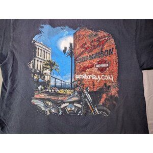 Harley Davidson San Diego California T-Shirt Size Large 2008 Gaslamp Downtown